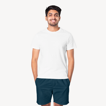 Men's Solid T-shirt | White