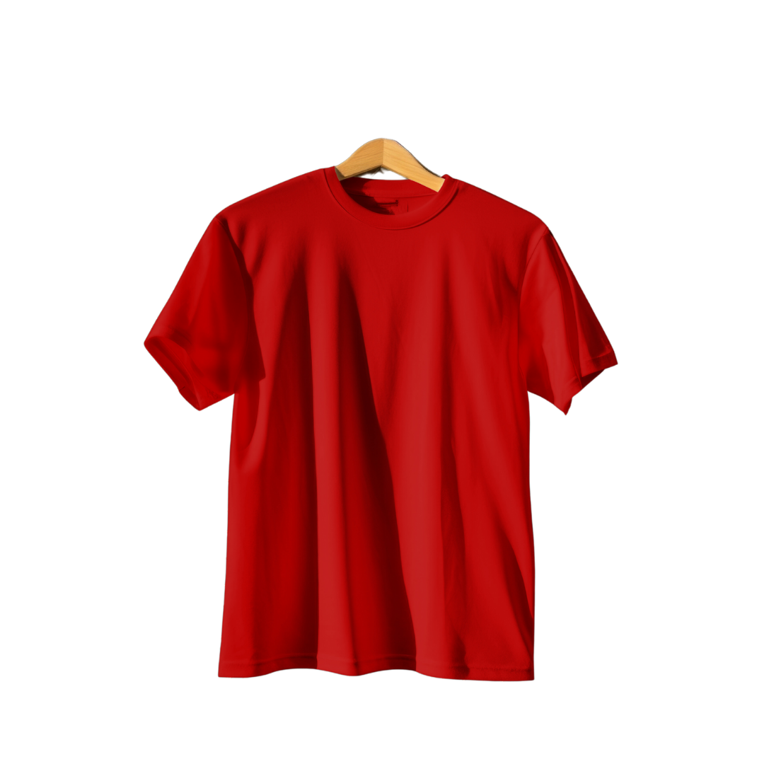 Red Solid T-shirt | Men